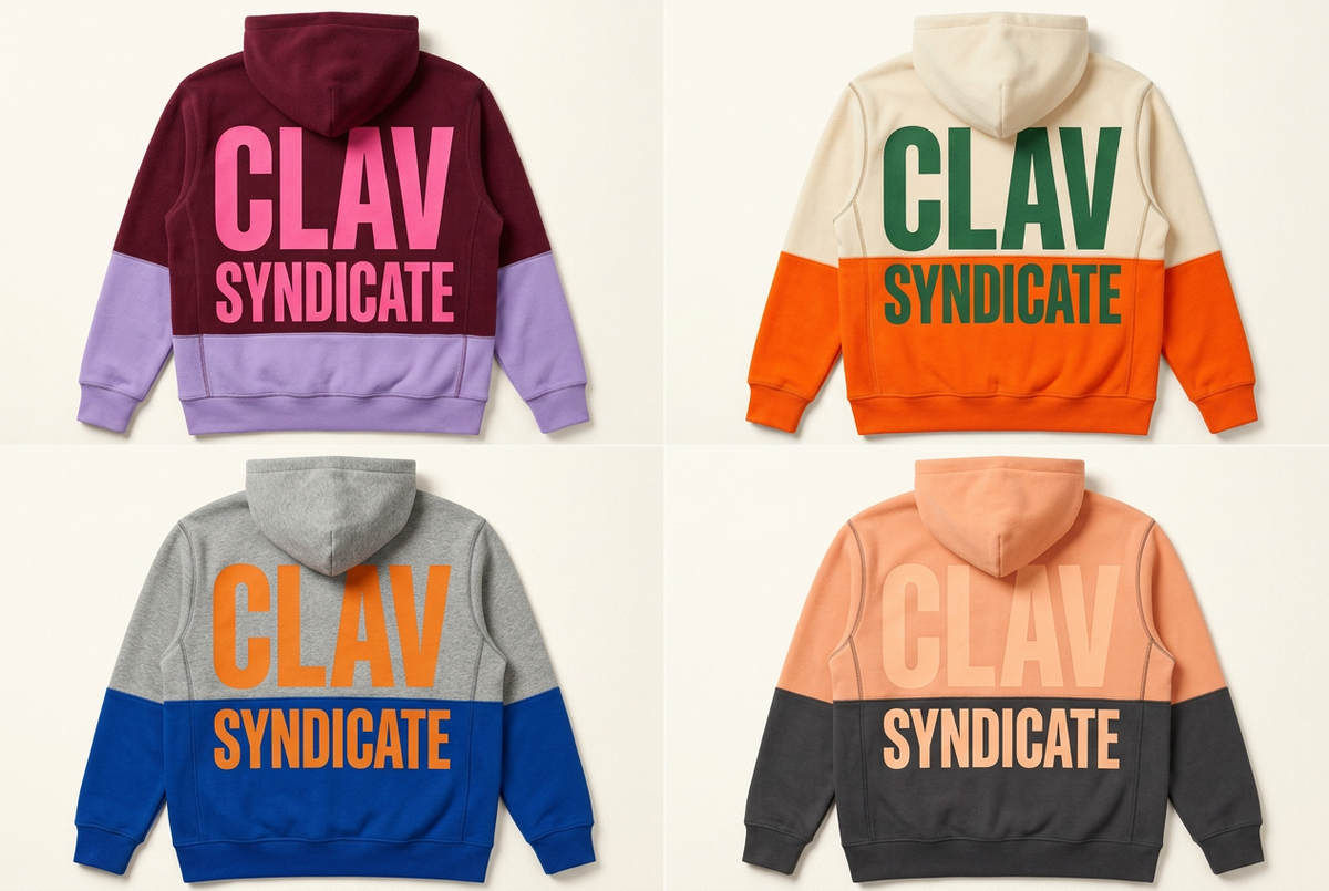 CLAV Syndicate Go Nuts Pullover Hoodies — Design Catalogue