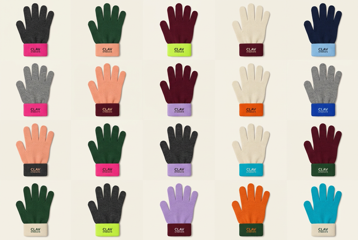 CLAV Syndicate Go Nuts Knitted Gloves — Design Catalogue