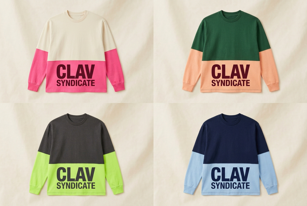 CLAV Syndicate Go Nuts Long Sleeves — Design Catalogue