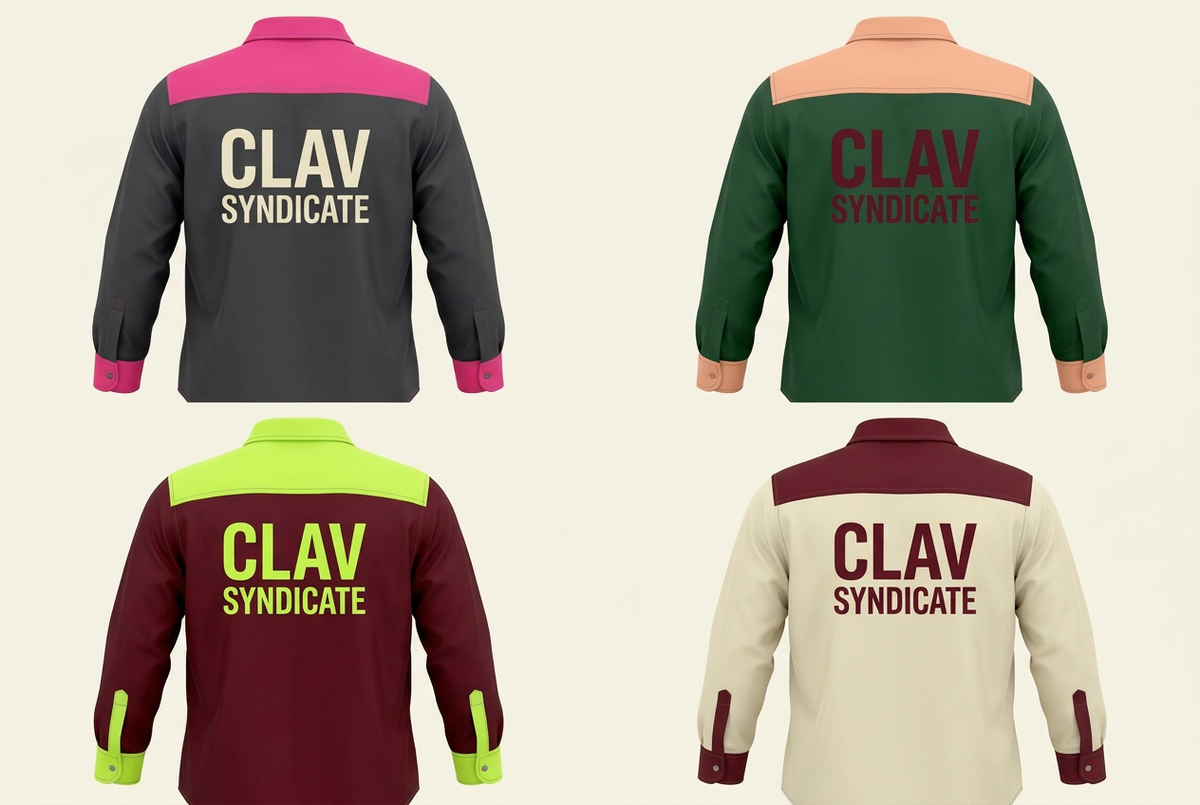 CLAV Syndicate Go Nuts Woven Shirts — Design Catalogue