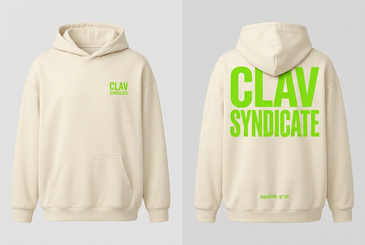 Clav Syndicate Go Nuts Zip Hoodie