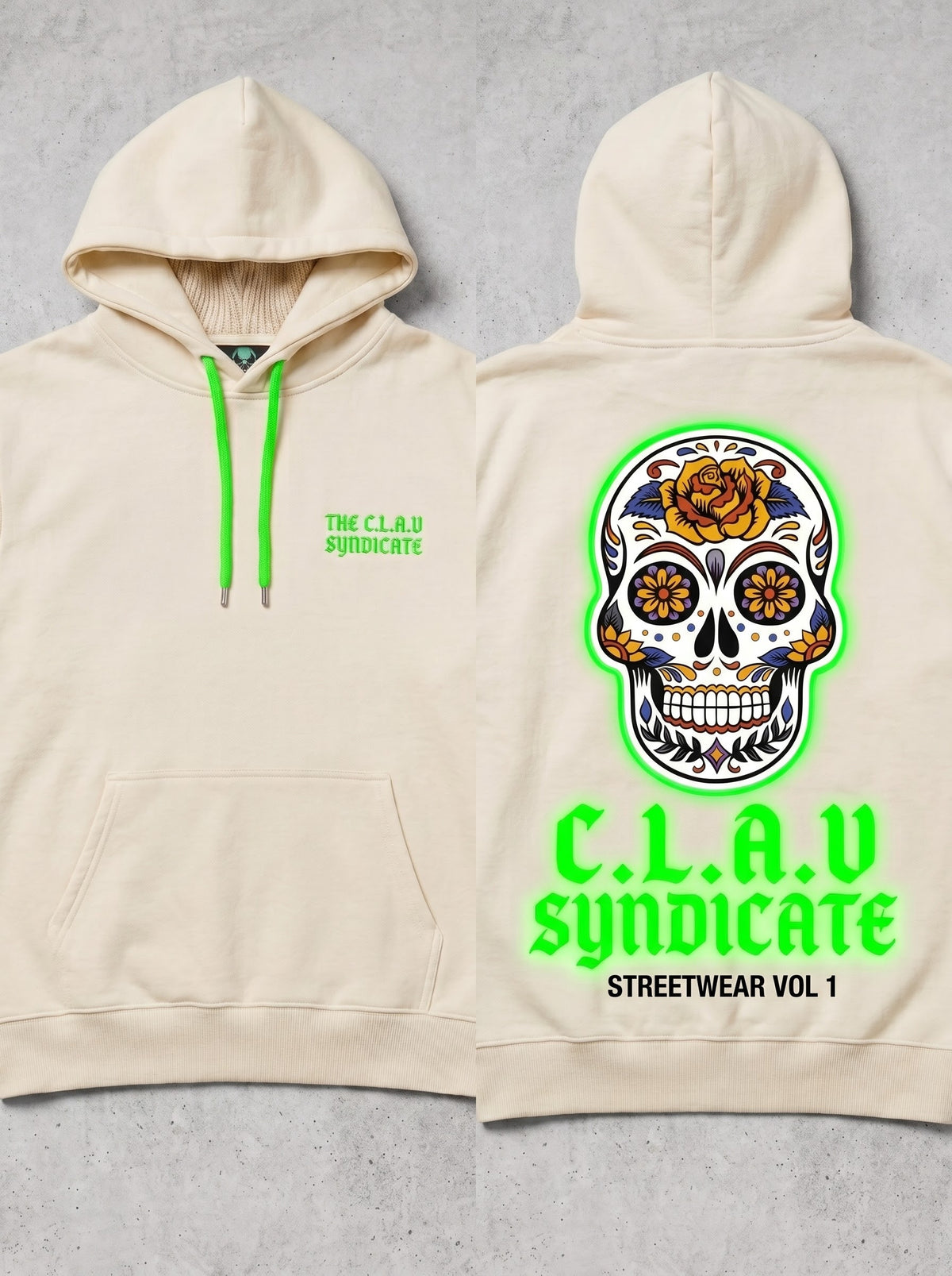C.L.A.V SYNDICATE STREETWEAR VOL 1 HOODIES