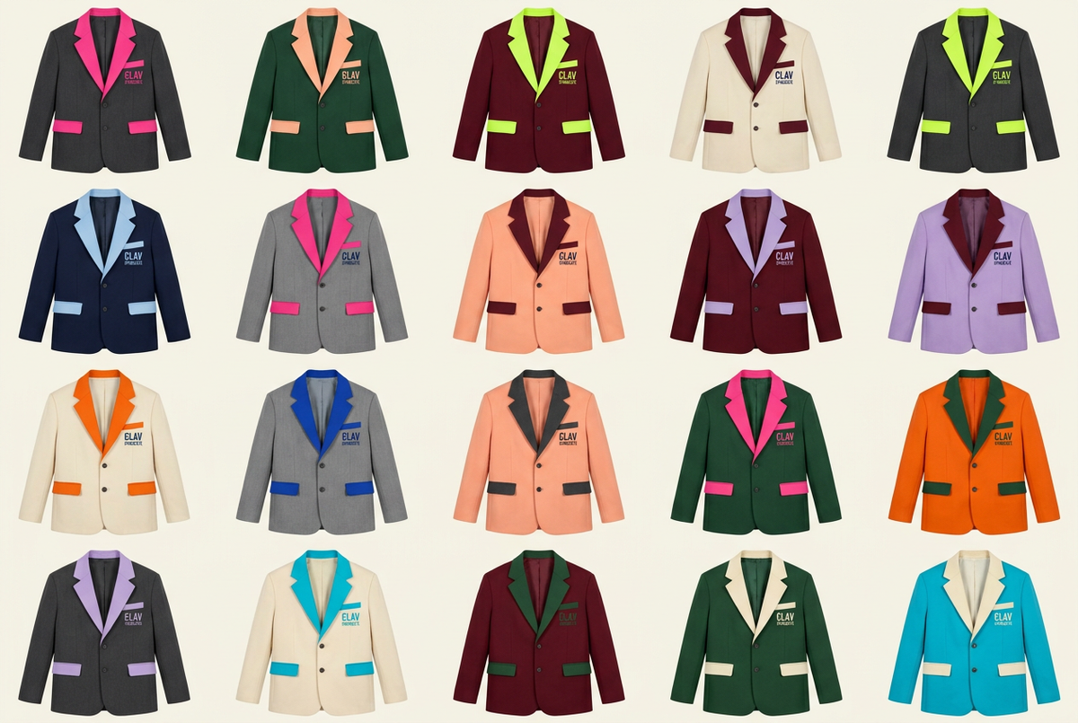 CLAV Syndicate Go Nuts Blazers — Design Catalogue