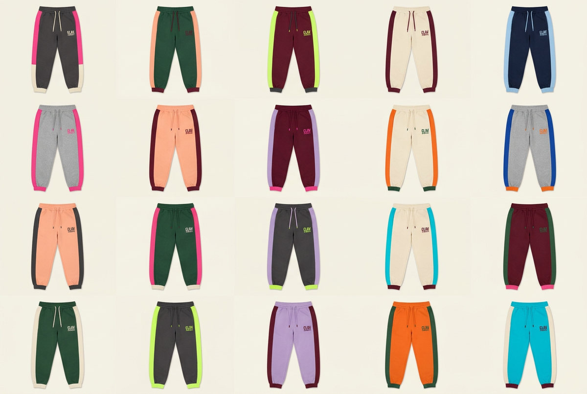 CLAV Syndicate Go Nuts Tapered Joggers — Design Catalogue