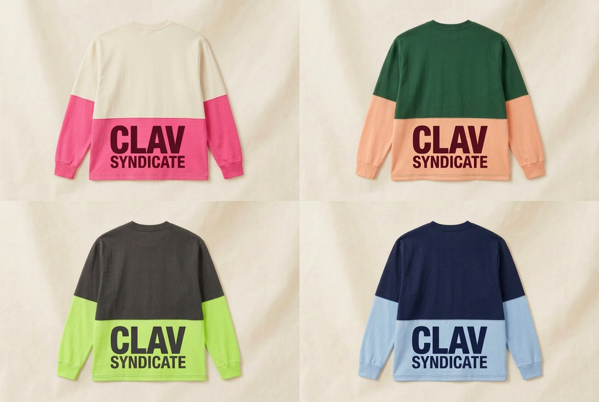 CLAV Syndicate Go Nuts Long Sleeves — Design Catalogue