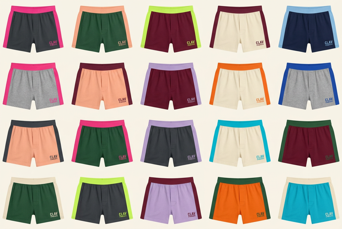 CLAV Syndicate Go Nuts Men's Boxers — Design Catalogue