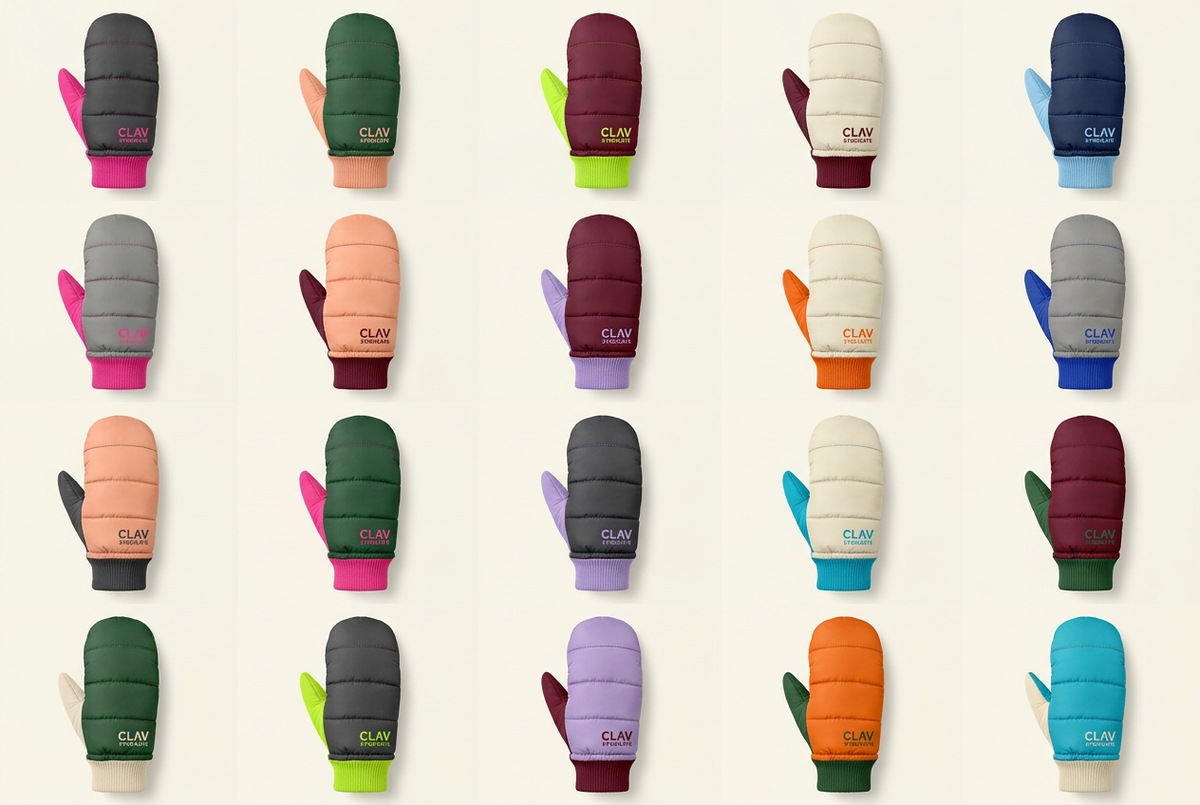 CLAV Syndicate Go Nuts Padded Mittens — Design Catalogue