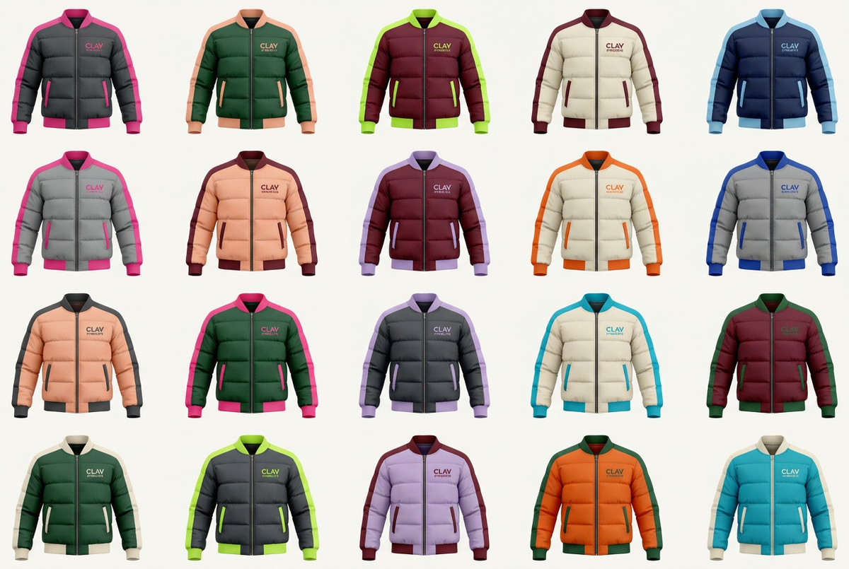 CLAV Syndicate Go Nuts Puffers — Design Catalogue