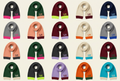 CLAV Syndicate Go Nuts Rib-Knit Scarves — Design Catalogue