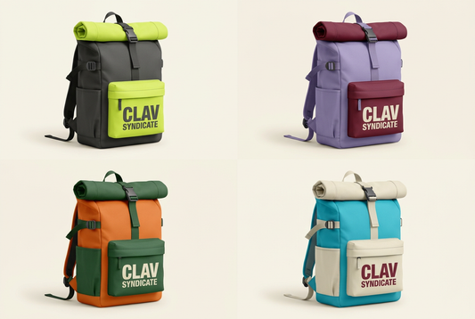 CLAV Syndicate Go Nuts Rolltop Utility Bags — Design Catalogue