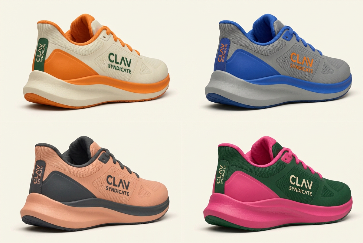 CLAV Syndicate Go Nuts Running Shoes — Design Catalogue