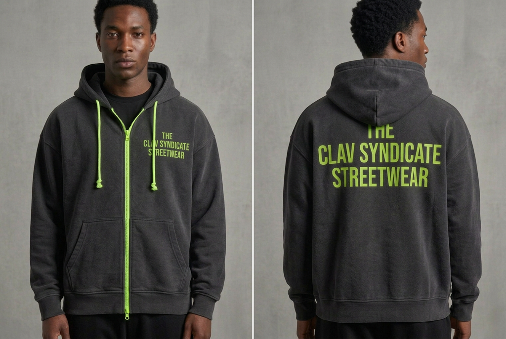 C.L.A.V Syndicate Full-Zip Hoodies