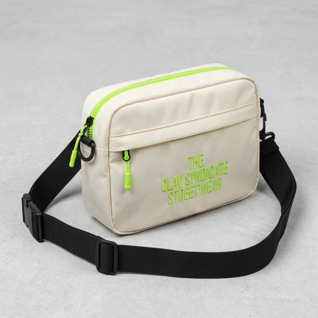 Cream-white crossbody bag