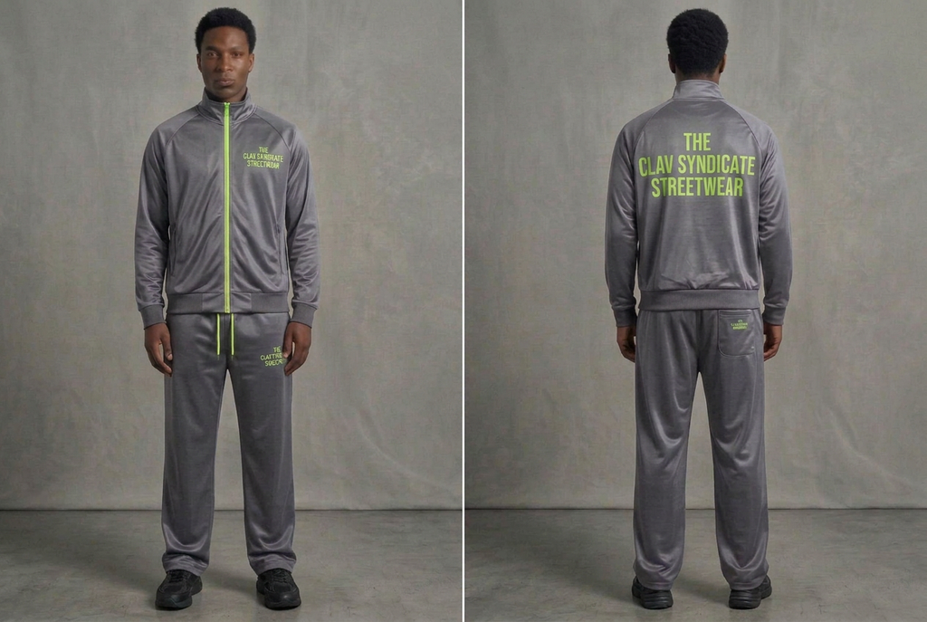 Grey tracksuit set