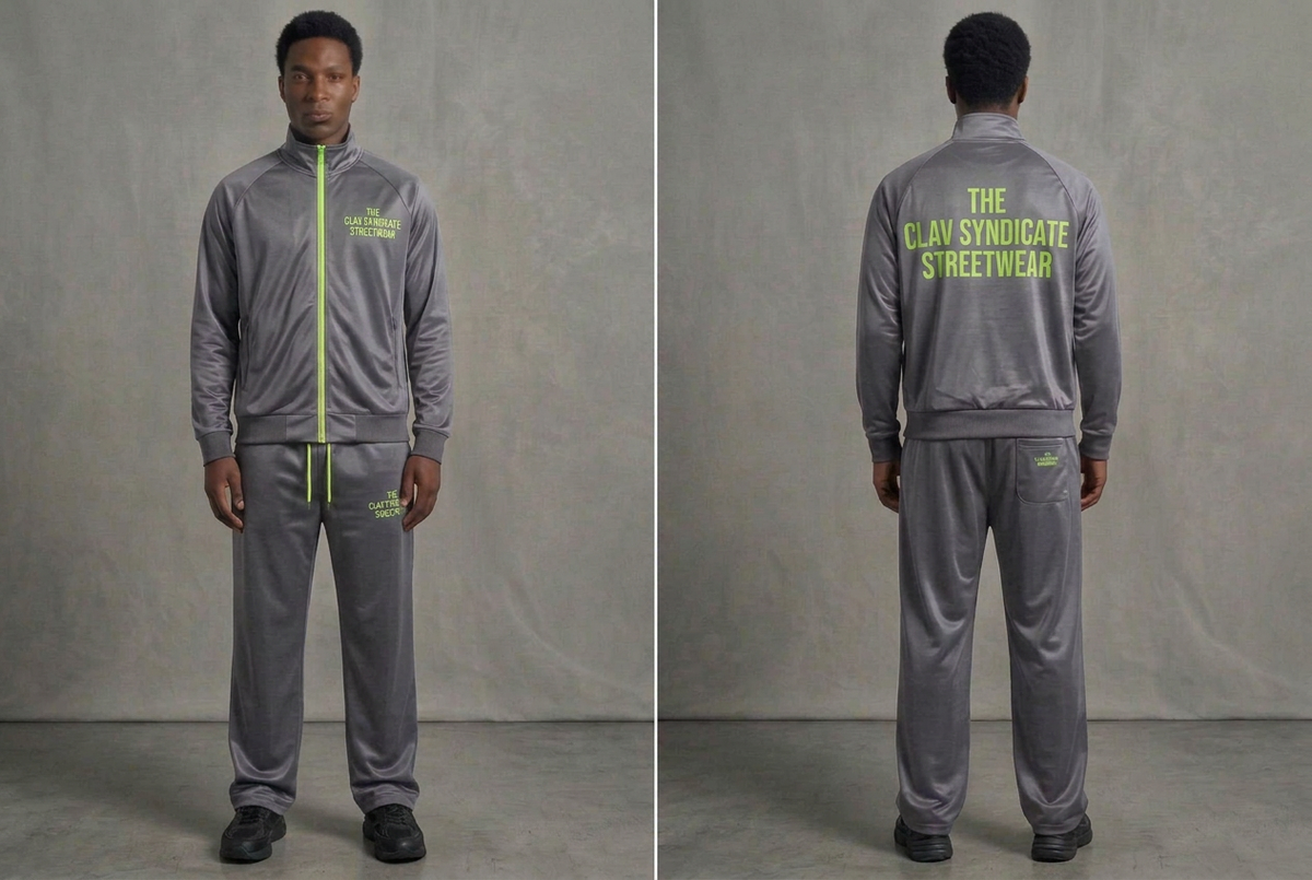 Grey tracksuit set