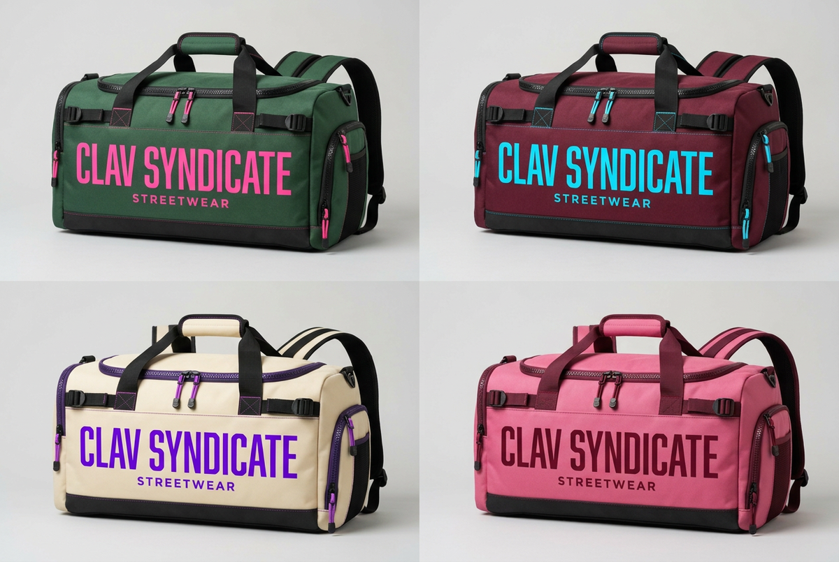 CLAV Syndicate Convertible Travel Bag — Design Catalogue