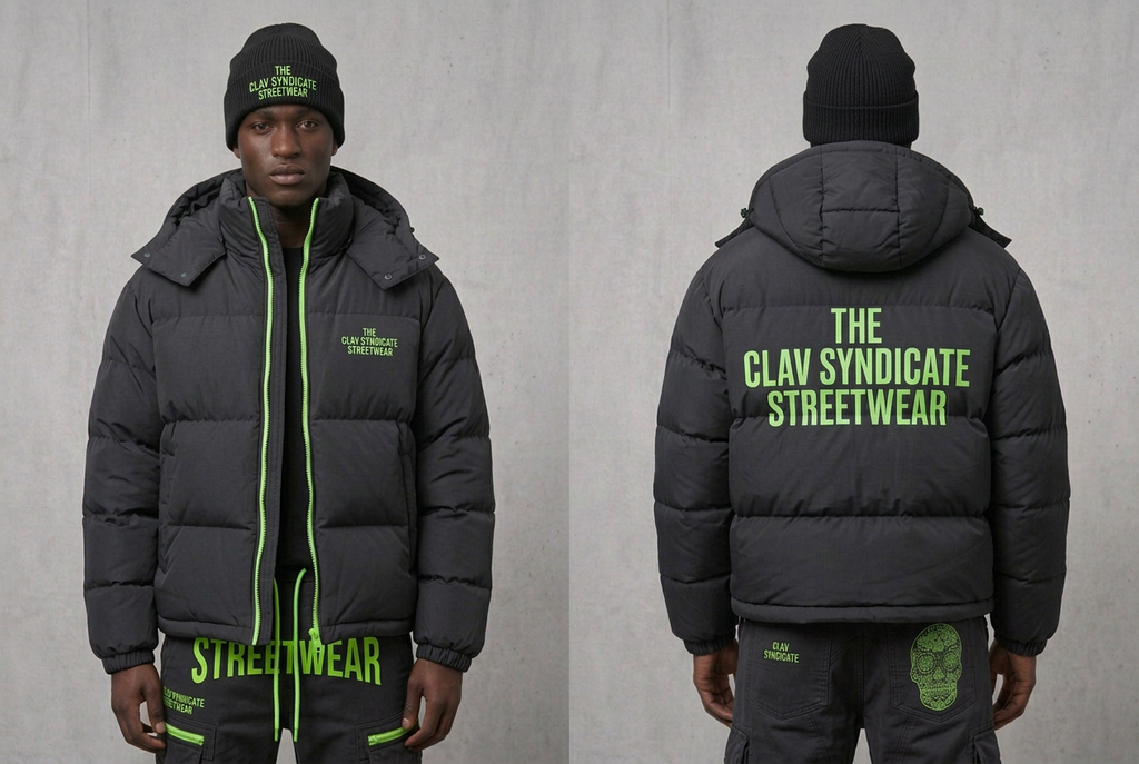 C.L.A.V Syndicate Puffer Jackets