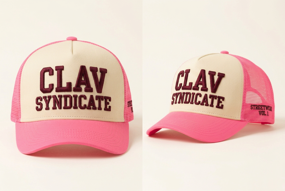 CLAV Syndicate Two-Tone Trucker Caps — Design Catalogue