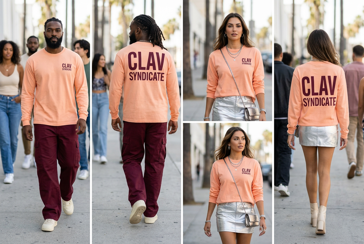 Clav Syndicate Go Nuts Long Sleeves — Design Catalogue