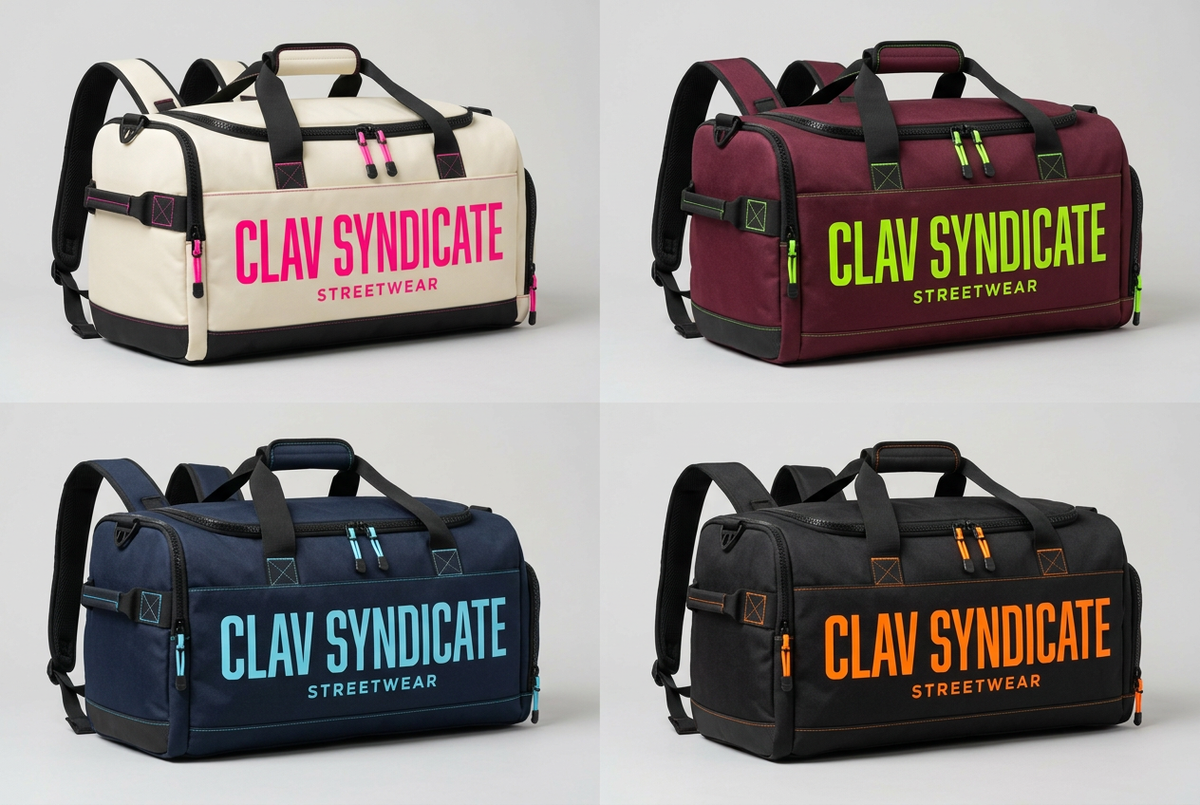 CLAV Syndicate Convertible Travel Bag — Design Catalogue