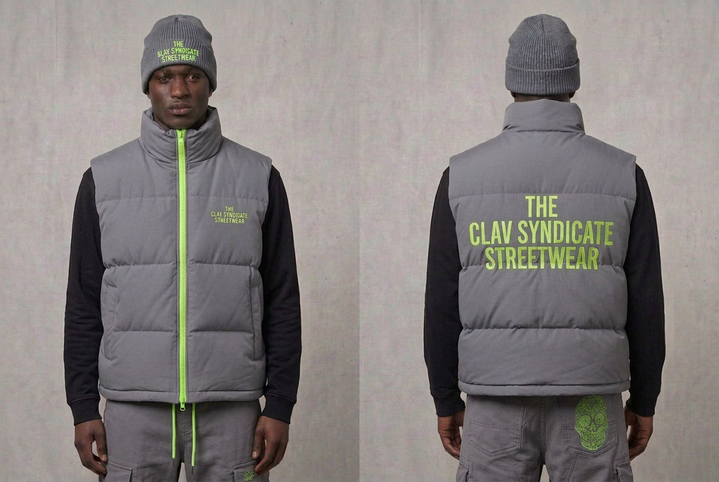 C.L.A.V Syndicate Puffer Vests