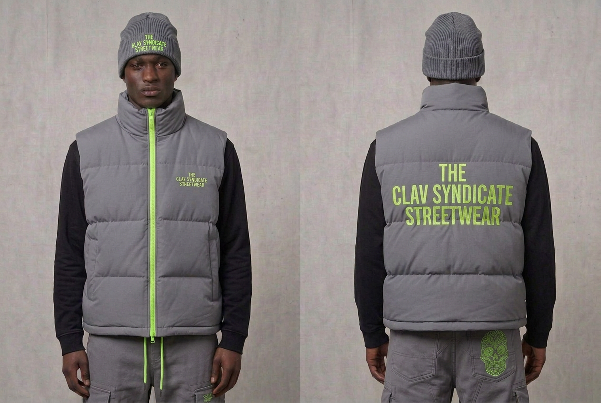 C.L.A.V Syndicate Puffer Vests