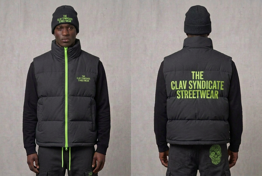 C.L.A.V Syndicate Puffer Vests