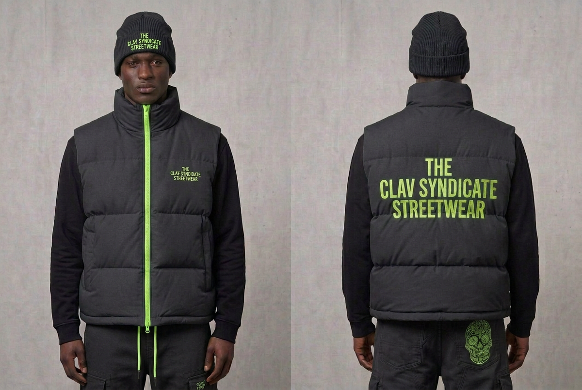 C.L.A.V Syndicate Puffer Vests